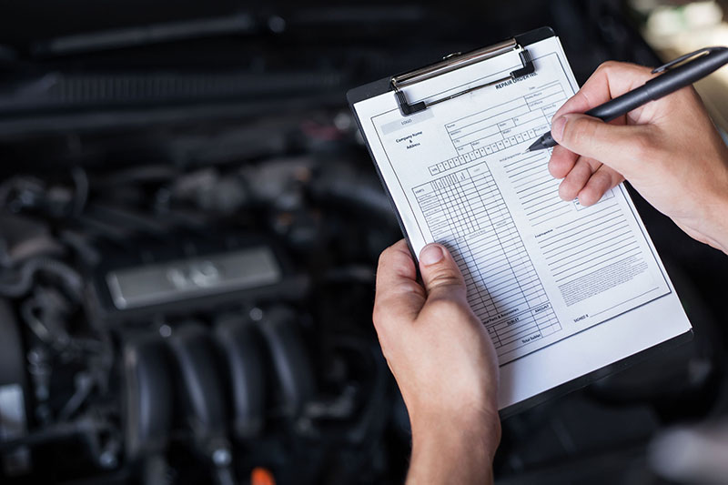 Vehicle inspection checklist at TSE Auto