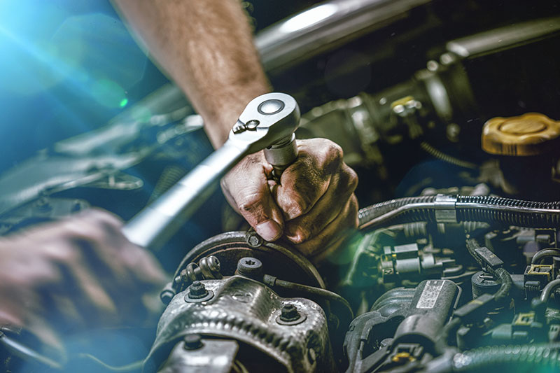 Mechanical repair work at TSE Auto